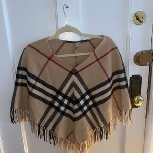 Burberry poncho